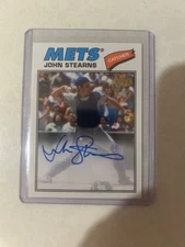 2020 Topps archives John Stearns fan favorites autographs rm