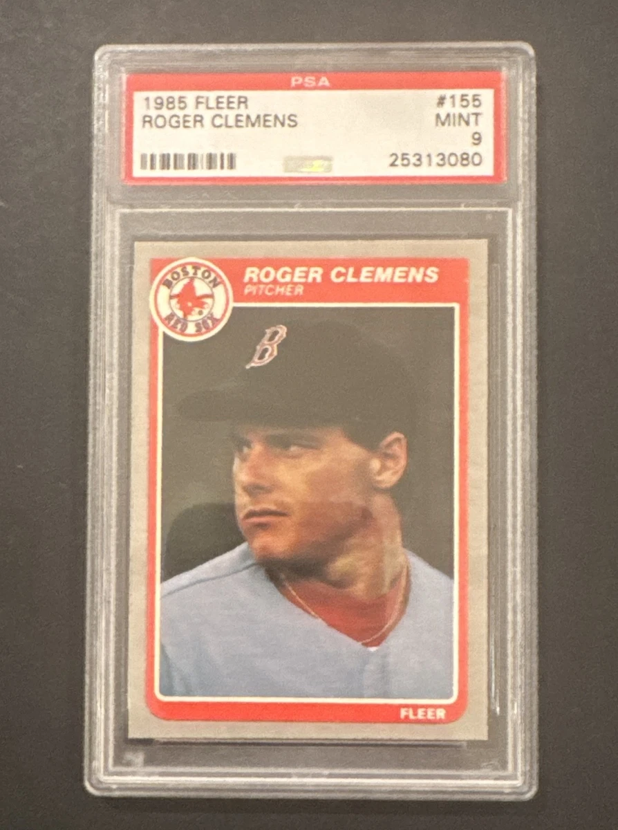 Roger Clemens Baseball Boston Red Sox Sports Rookie Trading Cards