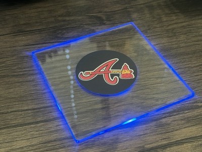 Atlanta Braves LED Coaster