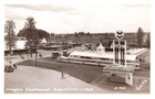 Portland OR Oregon Aerial View Entrance 1959 Centennial Exposition RPPC Postcard