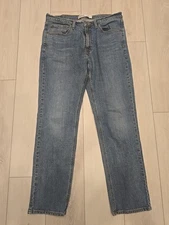 Signature Levi Strauss And Co Mens 34x30 Medium Wash Denim Jeans