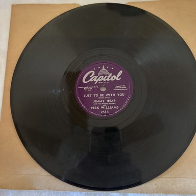 Capitol 2518-78 RPM Jimmy Heap & Perk Williams RELEASE ME/ Just To Be With You