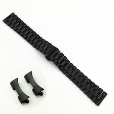 18/20MM President Style Watch Band With Curved End Links Watch Bracelet