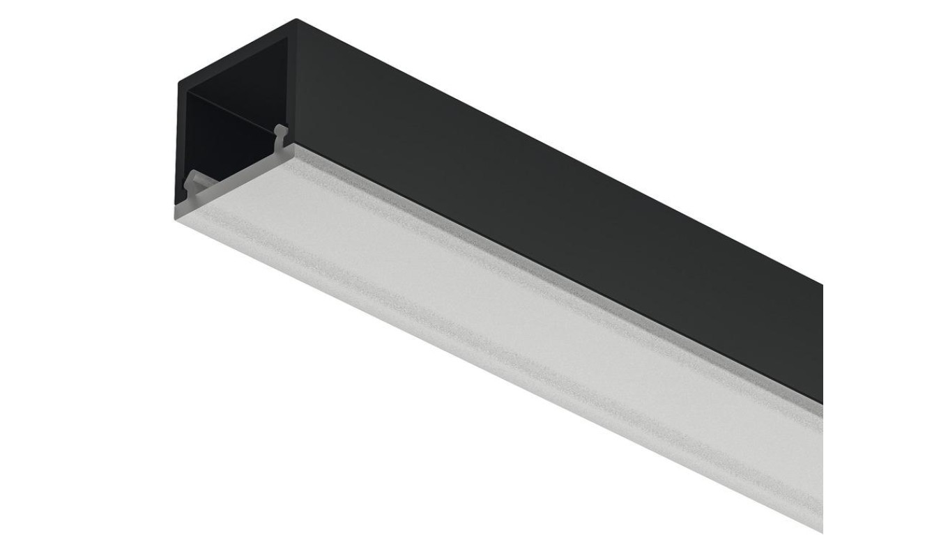 Profil LED nawierzchniowy, чарны, 2101 Освещение Häfele, 83395733