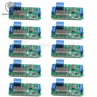 Multifunction Self-lock DC12V Relay Time Delay PLC Cycle Timer Module Switch