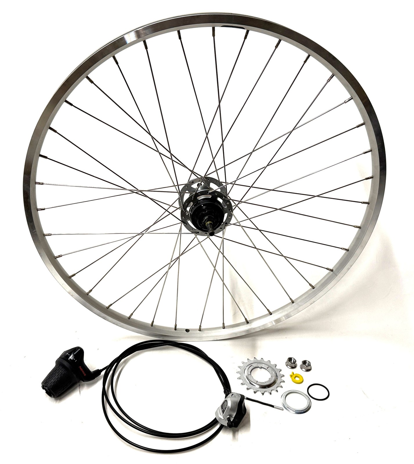 Shimano Nexus Inter3 3 Speed Hub SG-3R40 36h 26 120mm Rear Wheel & Shifter Blem