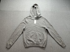 Goodfellow  Co Men Hooded Sweater M Gray Pullover Long Sleeve Pocket Comfort