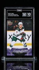 2023 Upper Deck UD Canvas Young Guns Brock Faber #C101 Rookie TAG 10