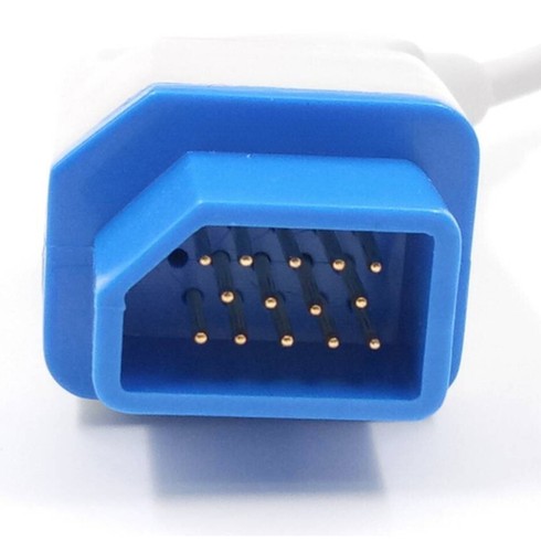 Compatible Nihon Kohden tl-201t 14 Pin Adult Finger Soft Tip Spo2 Sensor - Picture 2 of 2