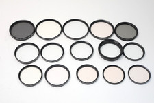 Assorted Lot of 15 Lens Filters