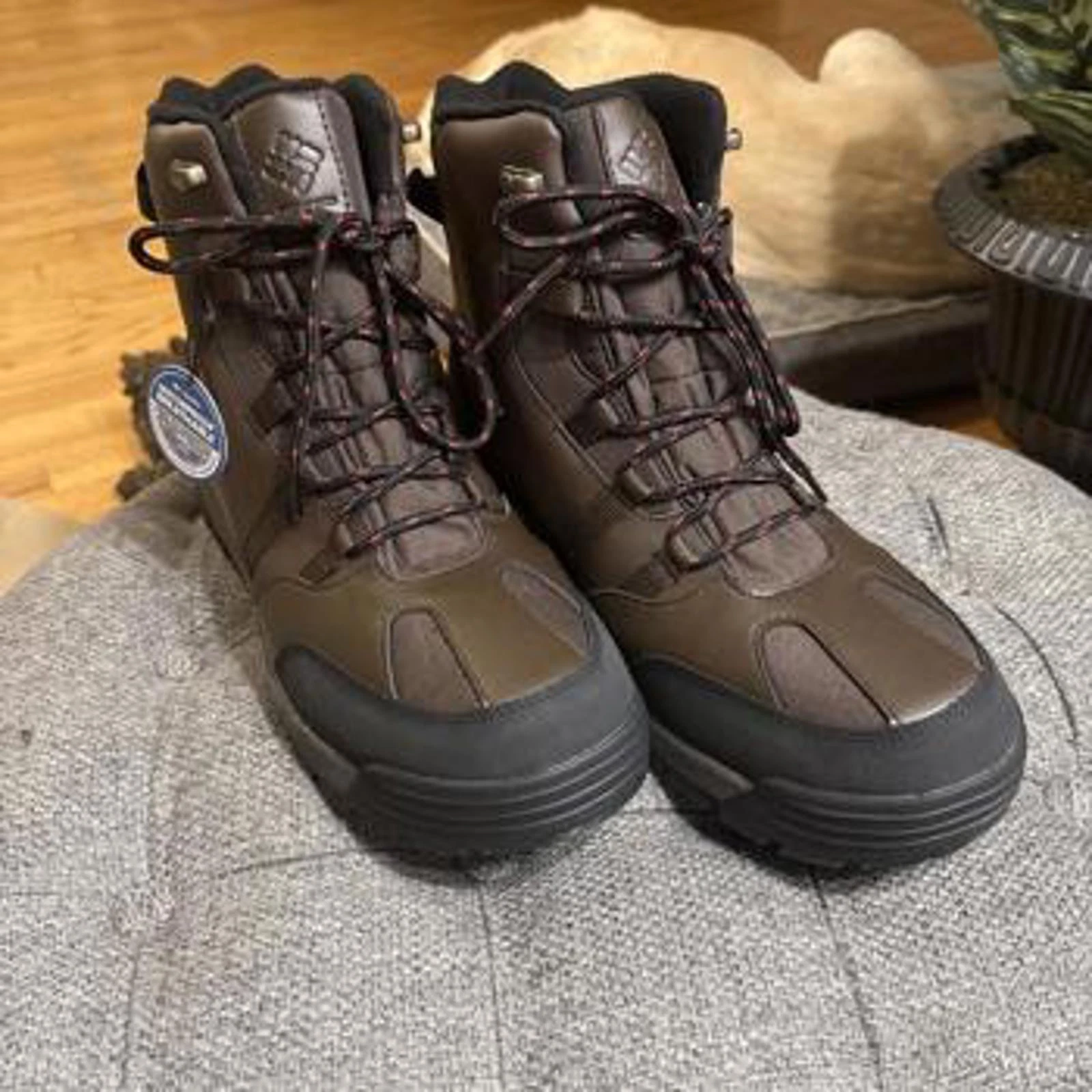 Columbia Men Kodiak Pass OmniHeat Waterproof Boots Black 13