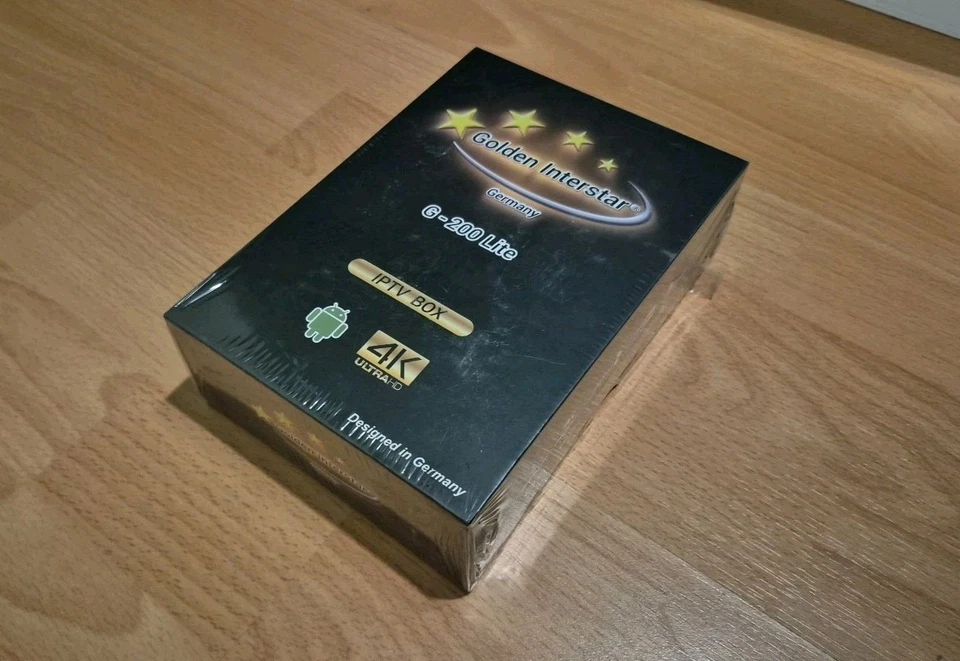 Golden Interstar 4K G-200 Lite IPTV Box + Fernbedienung + HDMI Kabel + Netzteil - Bild 2 von 2