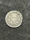1858 United States Of America Seated Liberty Half Dime 5c Silver Coin
