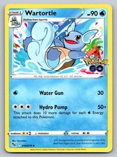 Wartortle Reverse Holo 016/078 Pokemon GO Uncommon NM