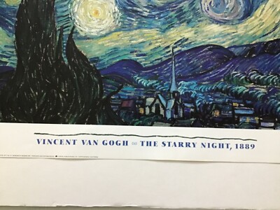 Vincent Van Gogh The Starry Night Museum of Modern Art 1992 Print