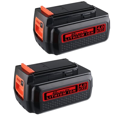 2x 40V Für Black + Decker 36V MAX Akku BL20362-XJ Li-Ion LBXR36 LBX2040 4000MAH