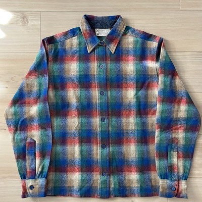 Rare Super Color 70S Pendleton Board Shirt Ombre Made In Usa M | eBay 