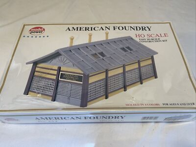 Model Power (Pola) #614 HO Scale - American Foundry Industrial Building