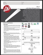 SDL4’ LED Strip Diffused Lens