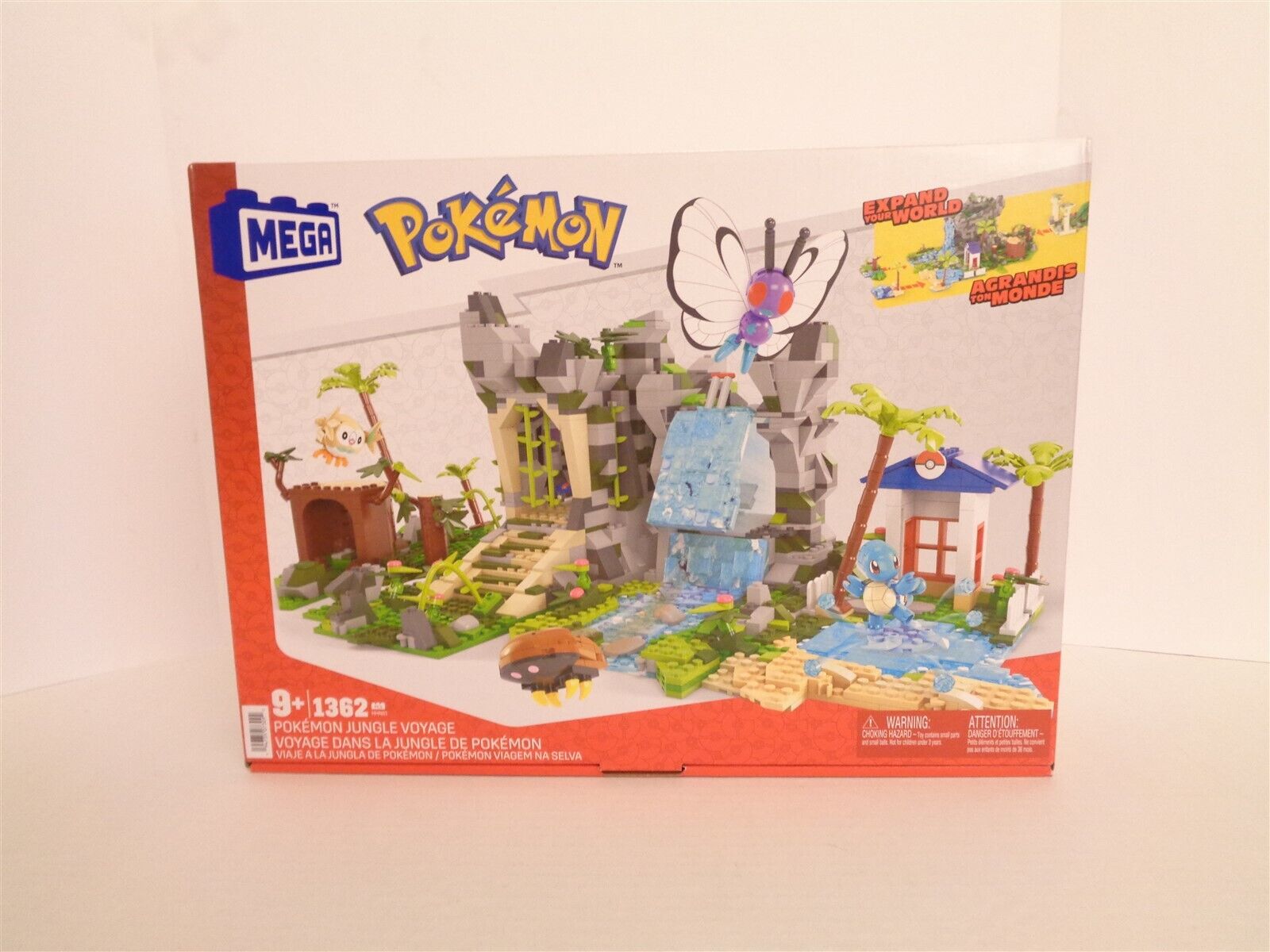 Kit Construccion Mega Construx Jungle Voyage Pokemon 1362pcs