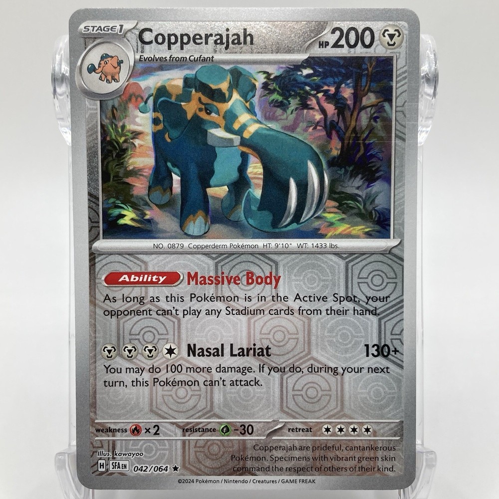 Copperajah Reverse Holo Rare 042/064 Pokémon TCG Shrouded Fable NM/M