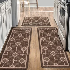 Kitchen Rugs Sets 3 Pcs Non Slip Kitchen Mats For Floorsuper Absorbent Kitchen R