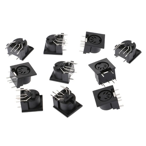 10 Pcs/Set PCB Panel Mount Female Connector DIN5 DIN 5-Pin DS-5-01 MIDI - Picture 7 of 8