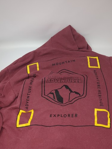 Sudadera con capucha temática Adventurer Mountain Explorer 2021 de National Geographic talla mediana - Imagen 8 de 10