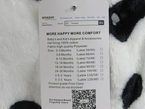 Kids Dalmatian Button-Up Pajamas - VERY SOFT Amazon Tonwhar - Picture 3 of 8