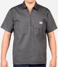 Ben Davis Shirt Short Sleeve 60 Cotton 40 Polyester All Color 14 Zip Ben Davis Shirt Short Sleeve 60 Cotton 40 Polyester All Color 14 Zip