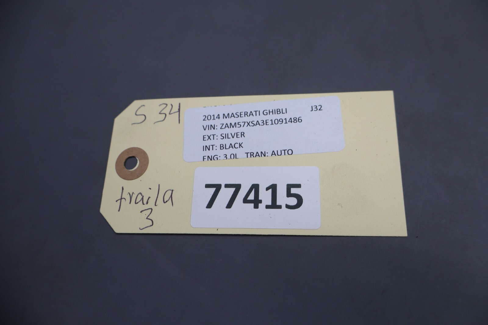 14-22 Maserati Ghibli M157 Front Right Passenger Side Interior Door Panel Oem