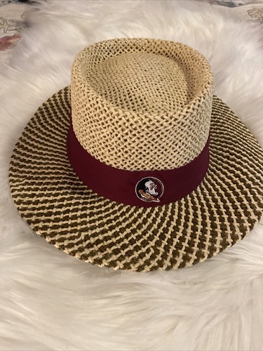 West Virginia Mountaineers Top of The World Sand Trap Straw Hat