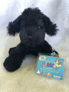 black toy poodle stuffed animal