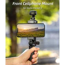 Front Cell Phone Holder Adapter Clamp For DJI Osmo Pocket 3 Camera Accessories