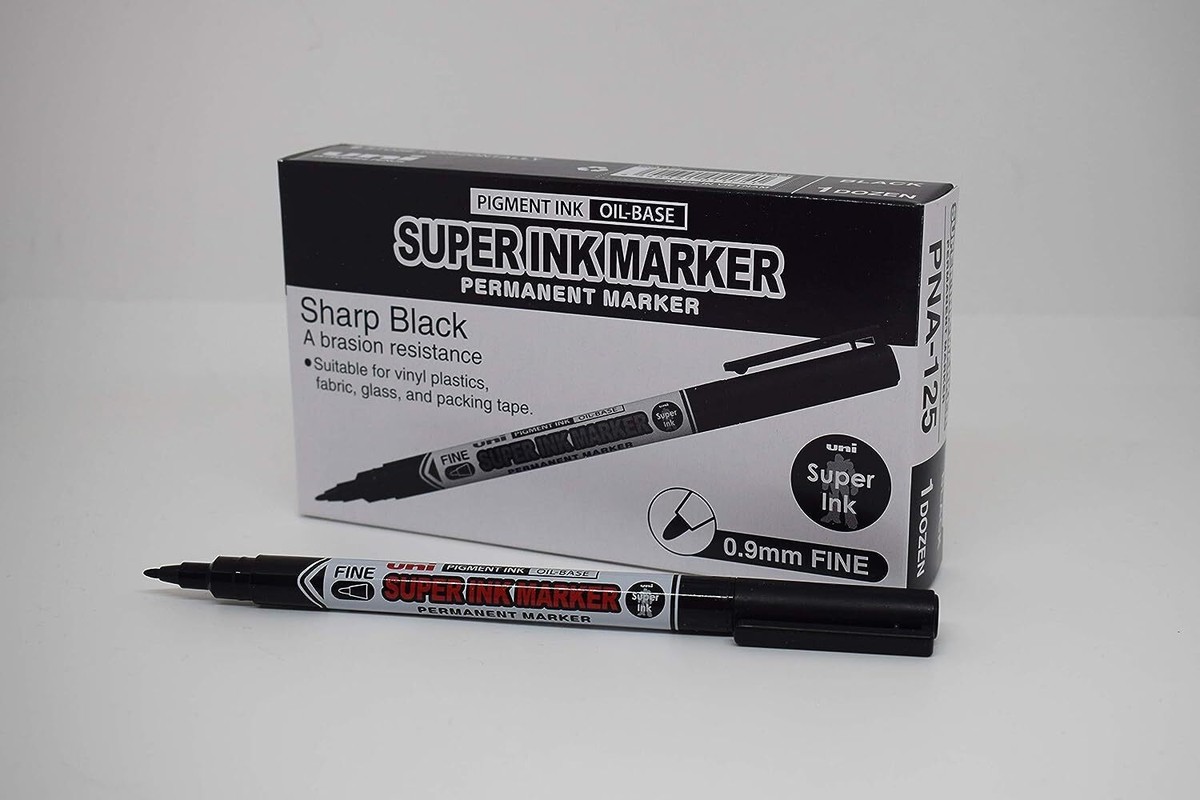 Uni-Ball 147540 Super Ink Permanent Marker Quick-drying Fade-free