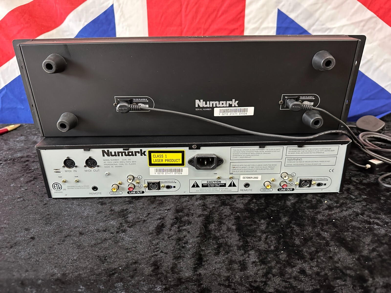 Numark CDN90 Twin CD Player with effects and Loops etc In lovely