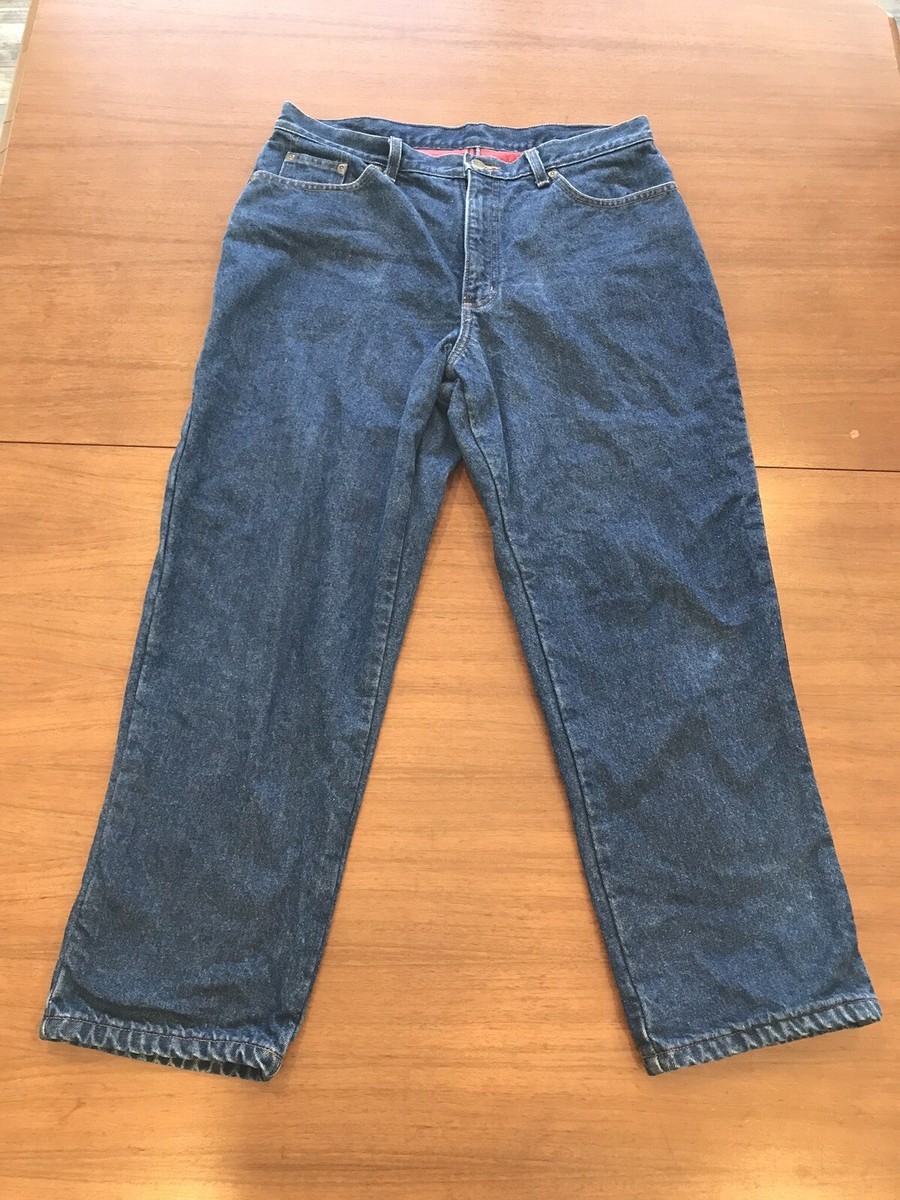 Fleece Lined Ll Bean Women's Jeans On Sale Vintage 90s Bean