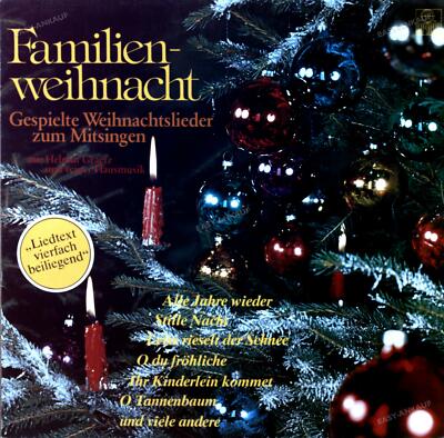Helmut Graetz Und Seine Hausmusik - Familienweihnacht LP (VG+/VG+) '