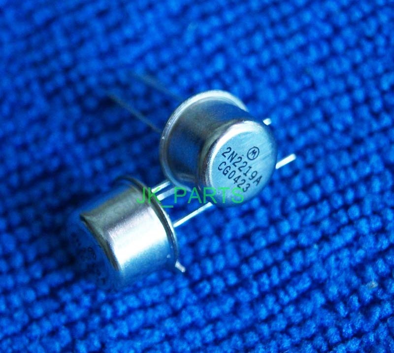 5 Transistors 2N2219A - Composants électroniques NPN, Boîtier TO-39, Pour Circuits Amplificateurs, Commutation - 5