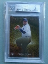 Bruce Rondon 2013 Bowman Sterling Gold Canary Diamond Ref #/3 RC BGS 9 Rare Mint
