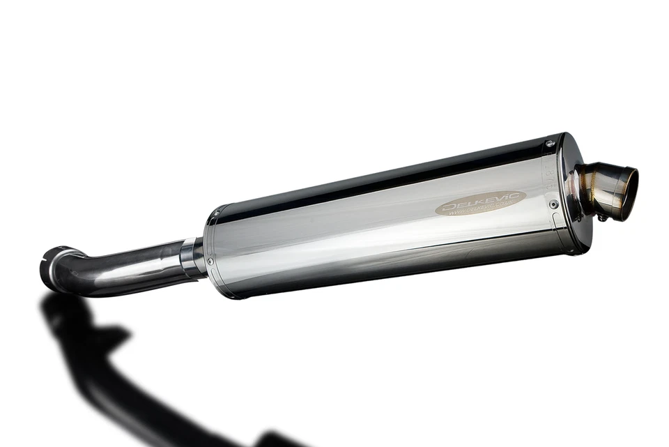 BMW R1200R R1200RT 2006-2009 Kit de silenciador de escape ovalado de acero inoxidable de 18" Foto 2 de 4