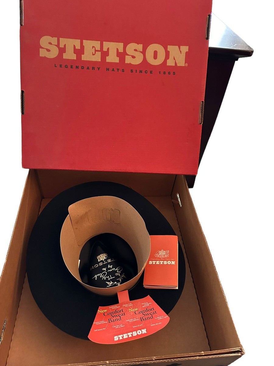 Stetson Diamond Jim 5X Fur Felt Pinch Front Western Hat Size 6 3/4