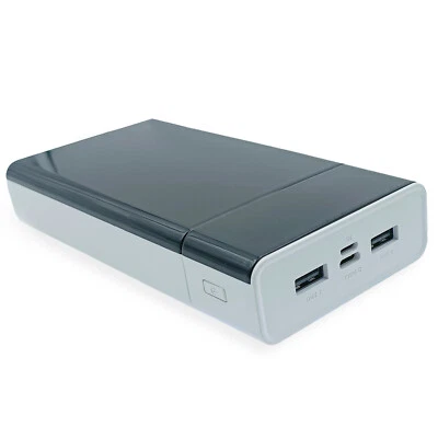 PLUS Power Bank 40000 mAh ricarica rapida usb carica batteria portatile con flash sos