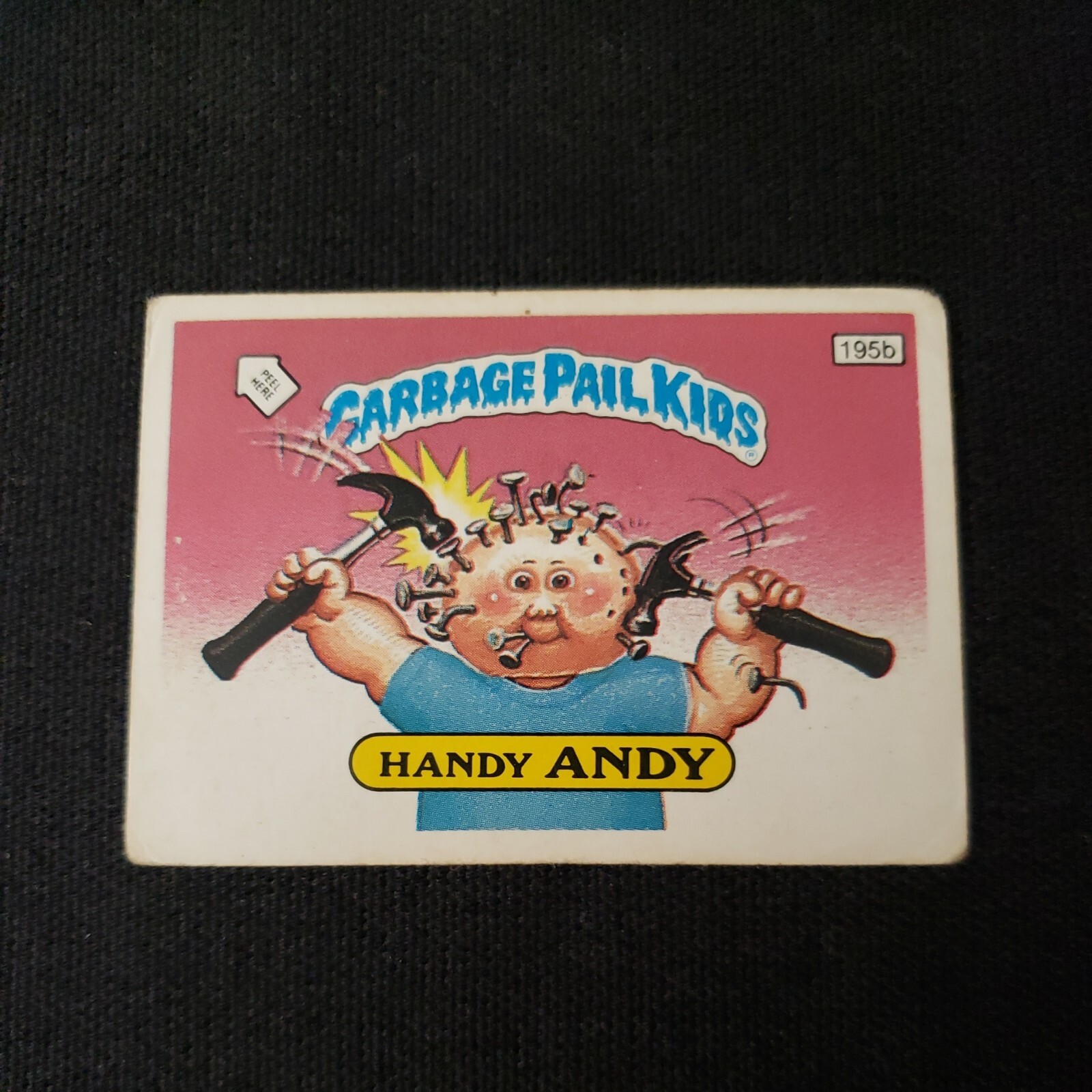 Handy Andy #195B PSA 10 Garbage Pail Kids card front