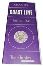 APRIL 1961 ACL ATLANTIC COAST LINE RAILROAD PUBLIC TIMETABLE