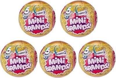 5 Surprise Mini Brands Series 2  - Five Ball Bundle