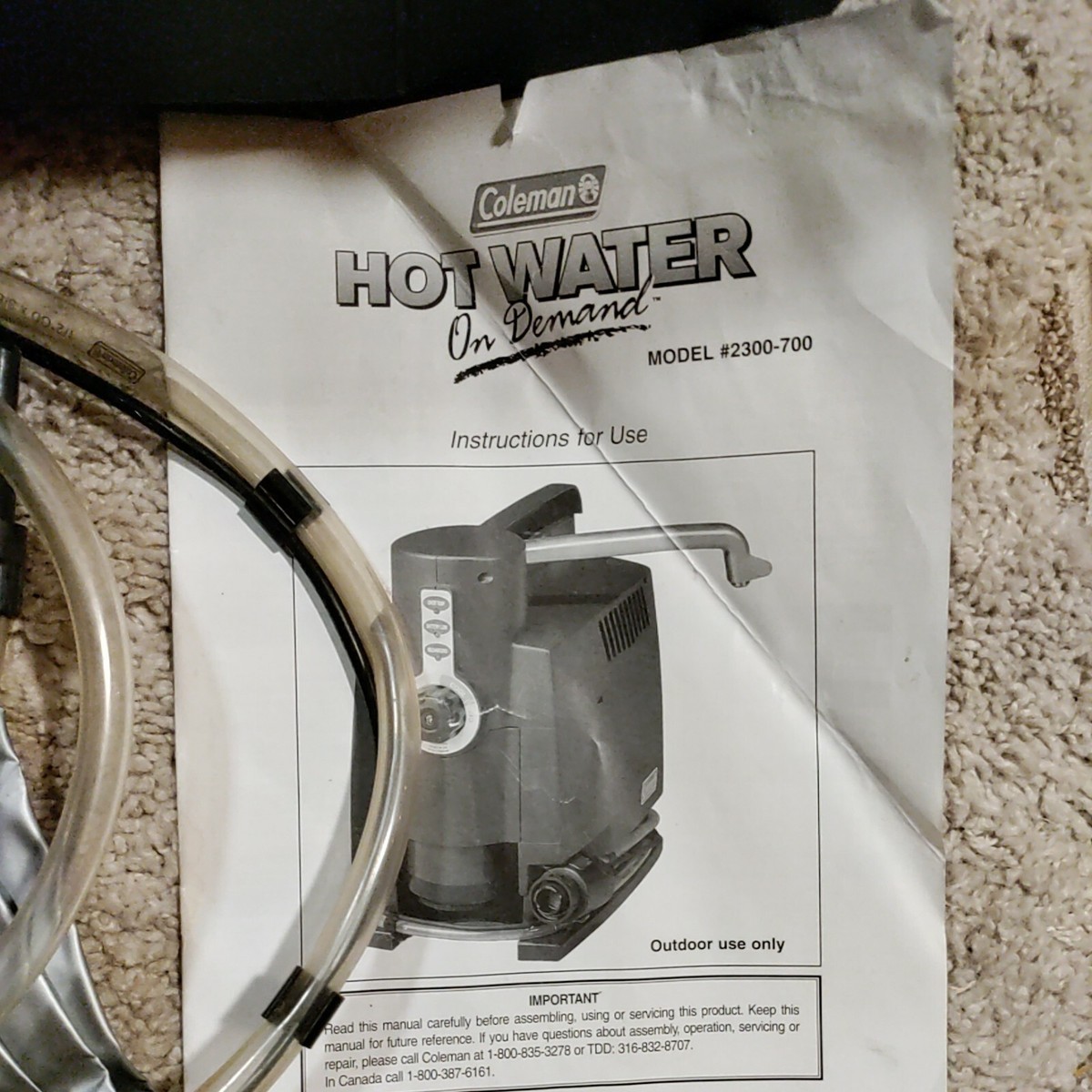 Coleman Hot Water On Demand Canadian Tire Keenso 110V 3000W Mini