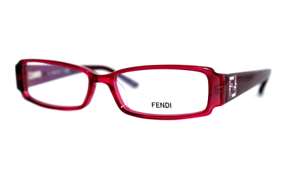 FENDI F957R 628 WOMENS STRAWBERRY/BORDEAUX EYEGLASSES FRAMES 50 x