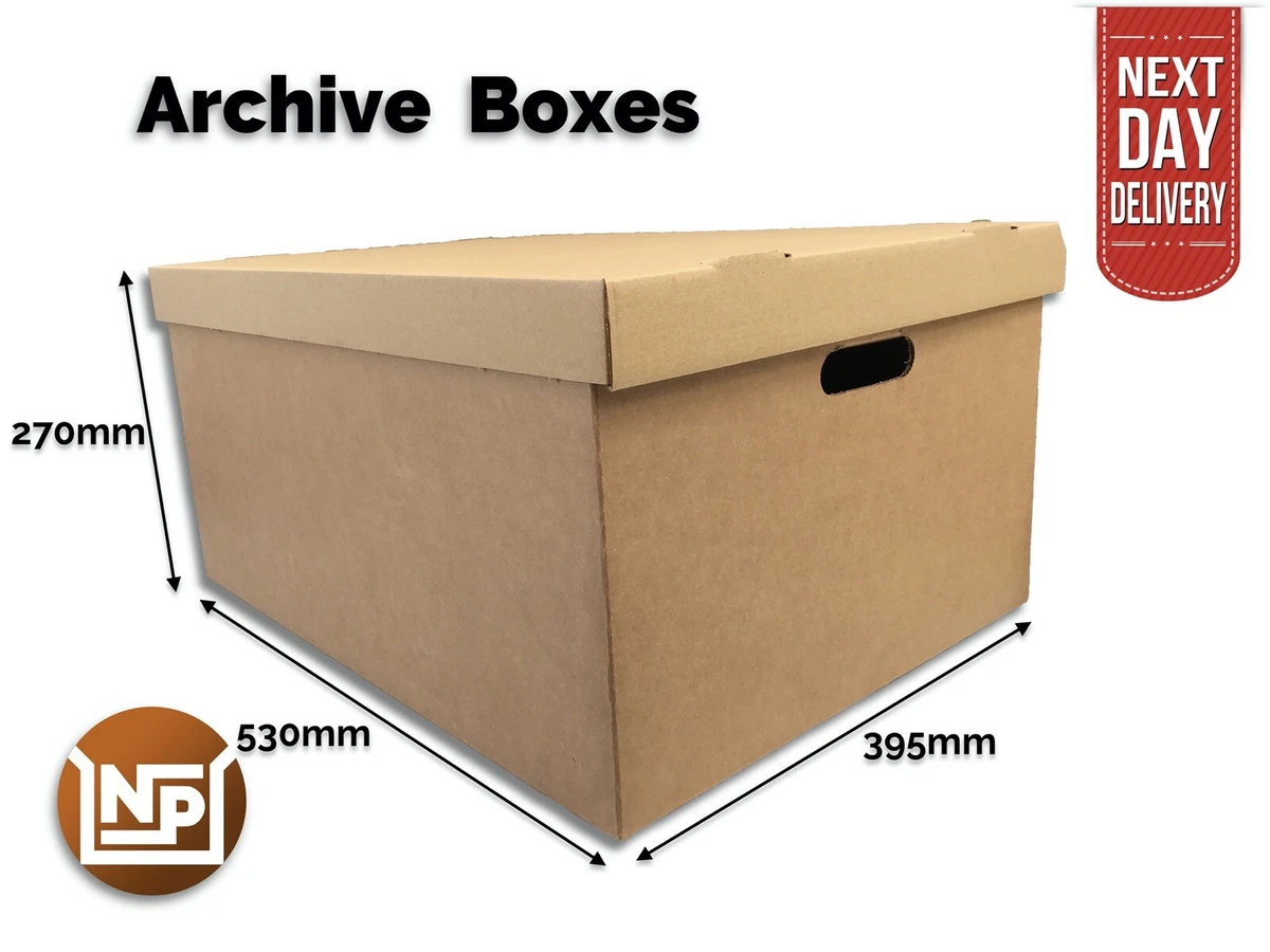 Large Archive Storage Cardboard Boxes Pack Of 15 Office Removals