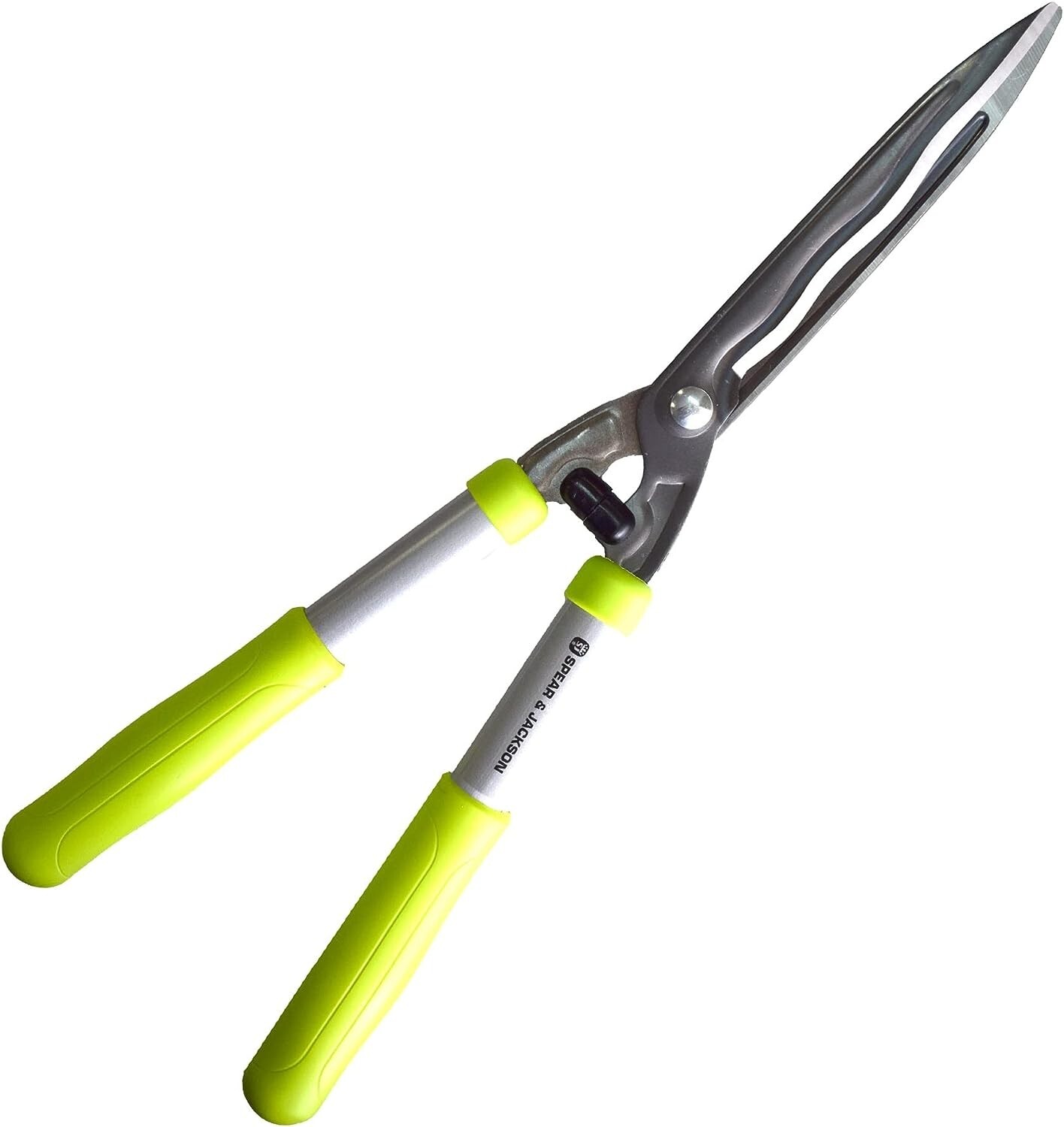 Spear & Jackson 55509G  8"" Wavy Blade Hand Garden Shears in Green